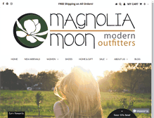 Tablet Screenshot of magnoliamoonoutfitters.com